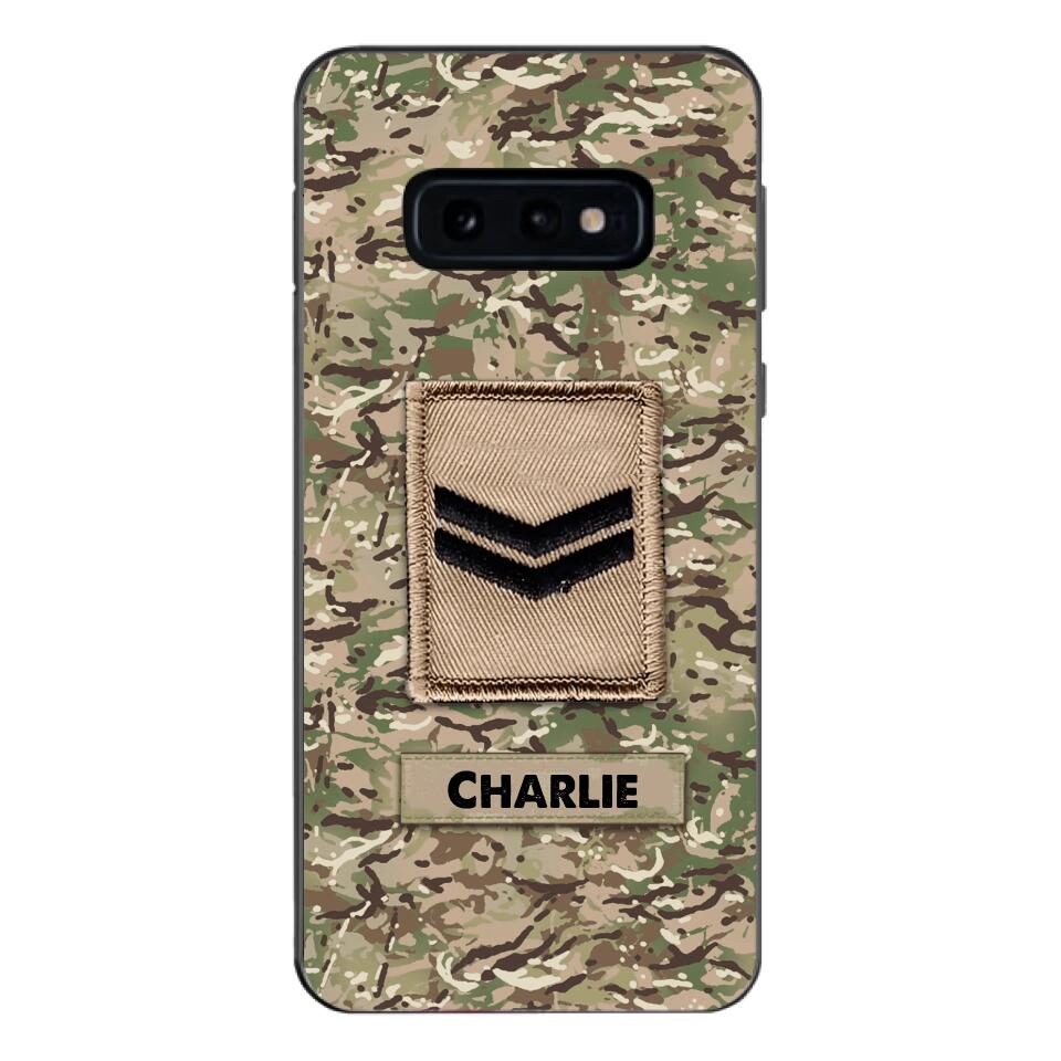 Personalized British Army Camo Phone Case Printed 22MAR-HC23