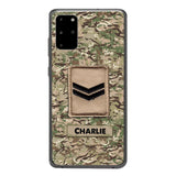 Personalized British Army Camo Phone Case Printed 22MAR-HC23