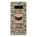Personalized British Army Camo Phone Case Printed 22MAR-HC23