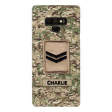 Personalized British Army Camo Phone Case Printed 22MAR-HC23