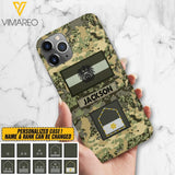 PERSONALIZED AUSTRIA ARMY VETERAN CAMO PHONECASE MTTQ2303
