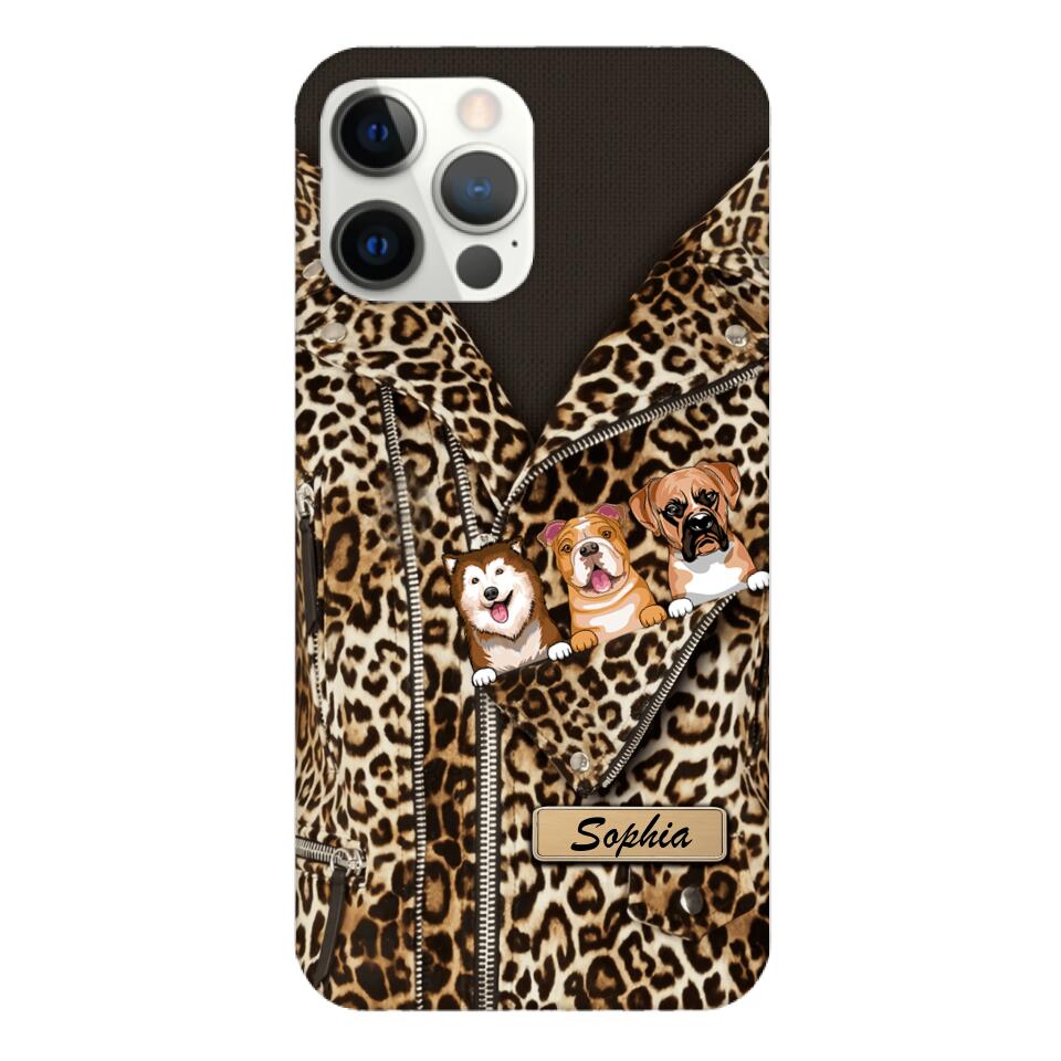 Personalized Dog Lover Phone Case Printed 22MAR-HQ22