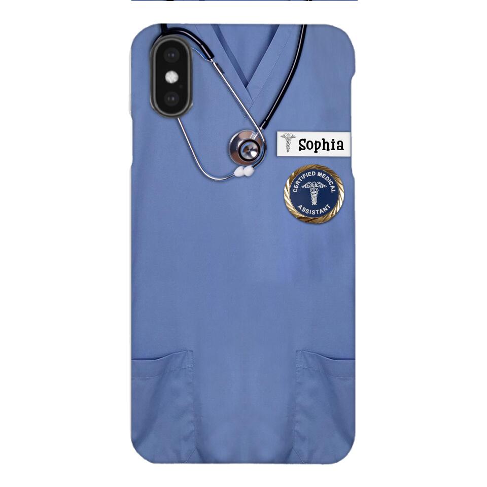Personalized Nurse Phone Case Printed 22MAR-MQ23