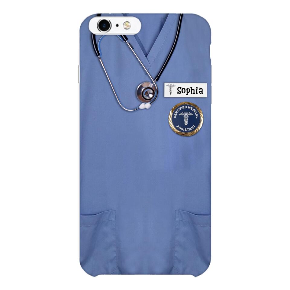 Personalized Nurse Phone Case Printed 22MAR-MQ23
