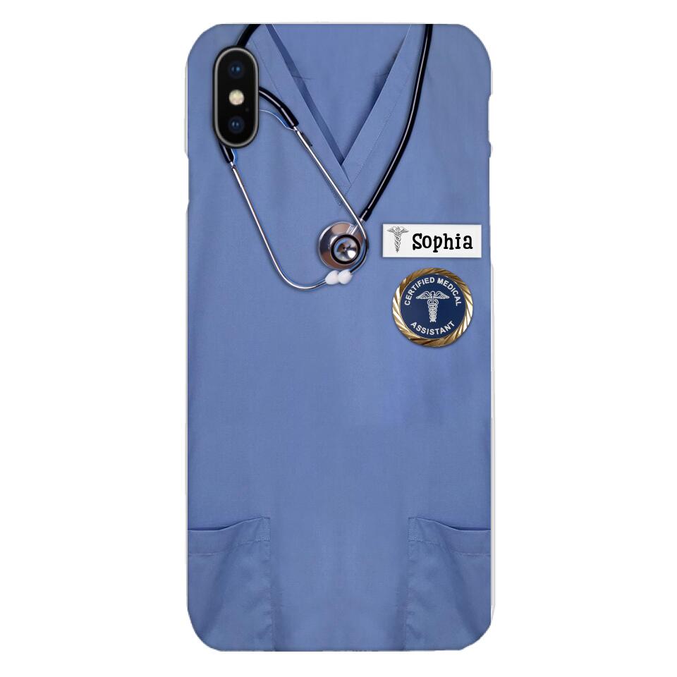 Personalized Nurse Phone Case Printed 22MAR-MQ23