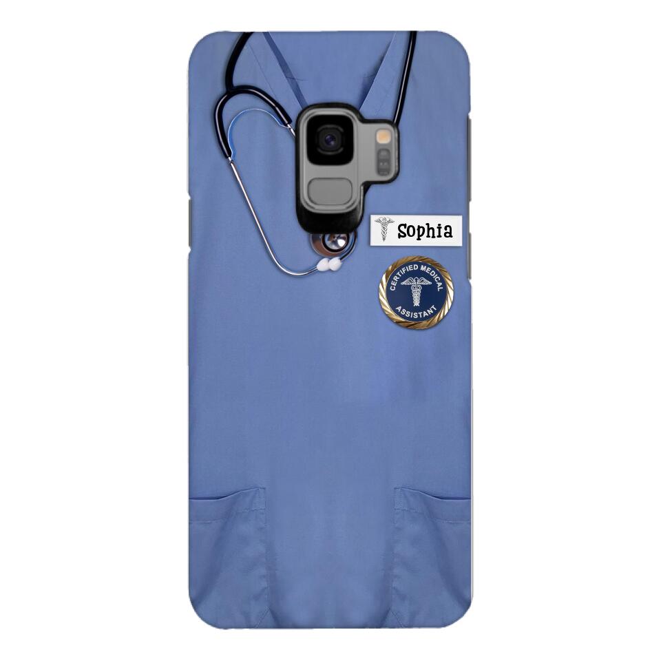 Personalized Nurse Phone Case Printed 22MAR-MQ23
