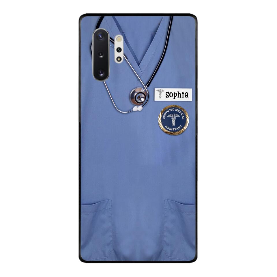 Personalized Nurse Phone Case Printed 22MAR-MQ23