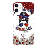 PERSONALIZED AMERICAN MAMA KID NAME PHONECASE T3Q