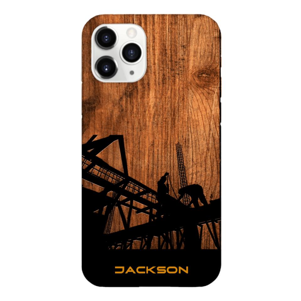 Personalized Ironworker Phone Case Printed 22MAR-LN23