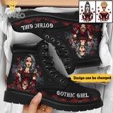 PERSONALIZED GOTHIC GIRL ALL-SEASON BOOTS QTHC2303