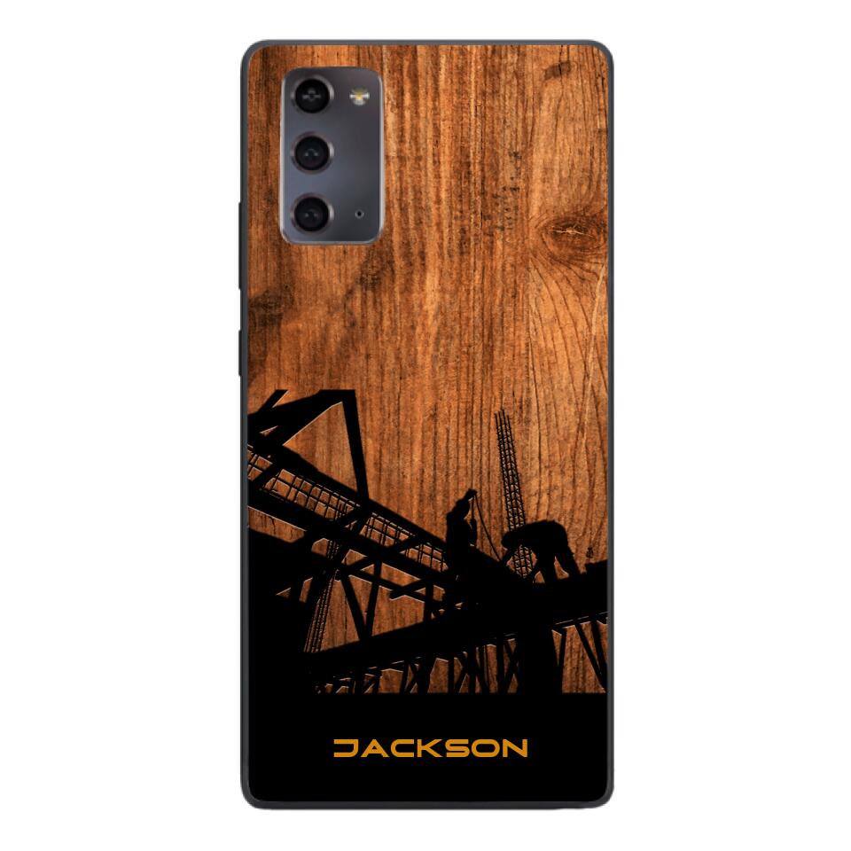 Personalized Ironworker Phone Case Printed 22MAR-LN23
