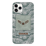 Personalized U.S Airforce Camo Phone Case Printed 22MAR-HC23