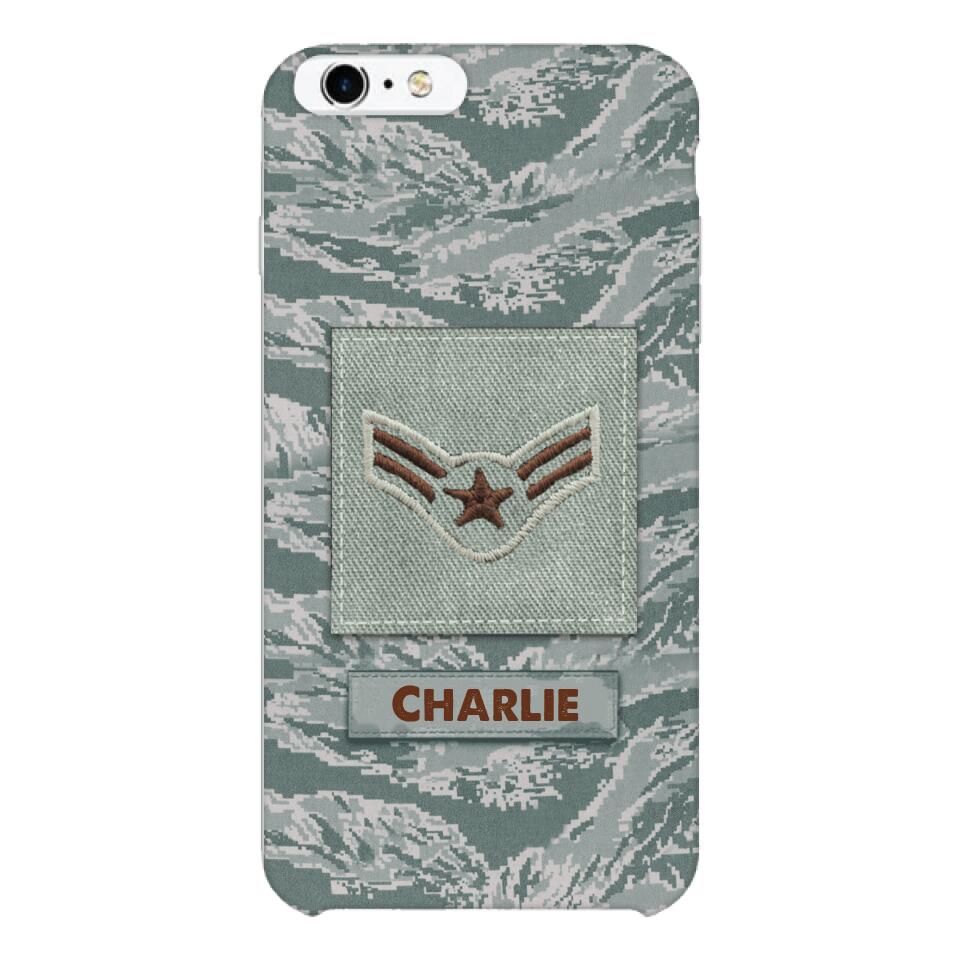 Personalized U.S Airforce Camo Phone Case Printed 22MAR-HC23