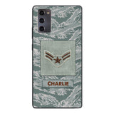 Personalized U.S Airforce Camo Phone Case Printed 22MAR-HC23