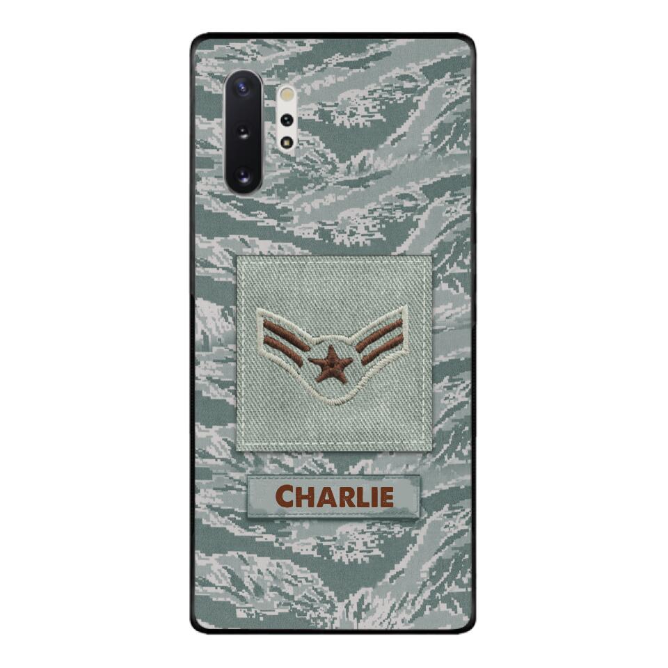 Personalized U.S Airforce Camo Phone Case Printed 22MAR-HC23