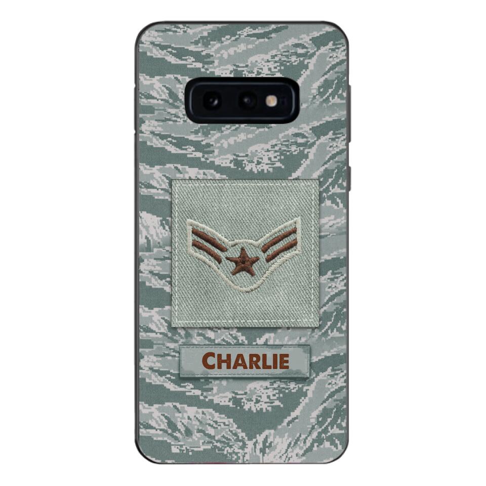 Personalized U.S Airforce Camo Phone Case Printed 22MAR-HC23