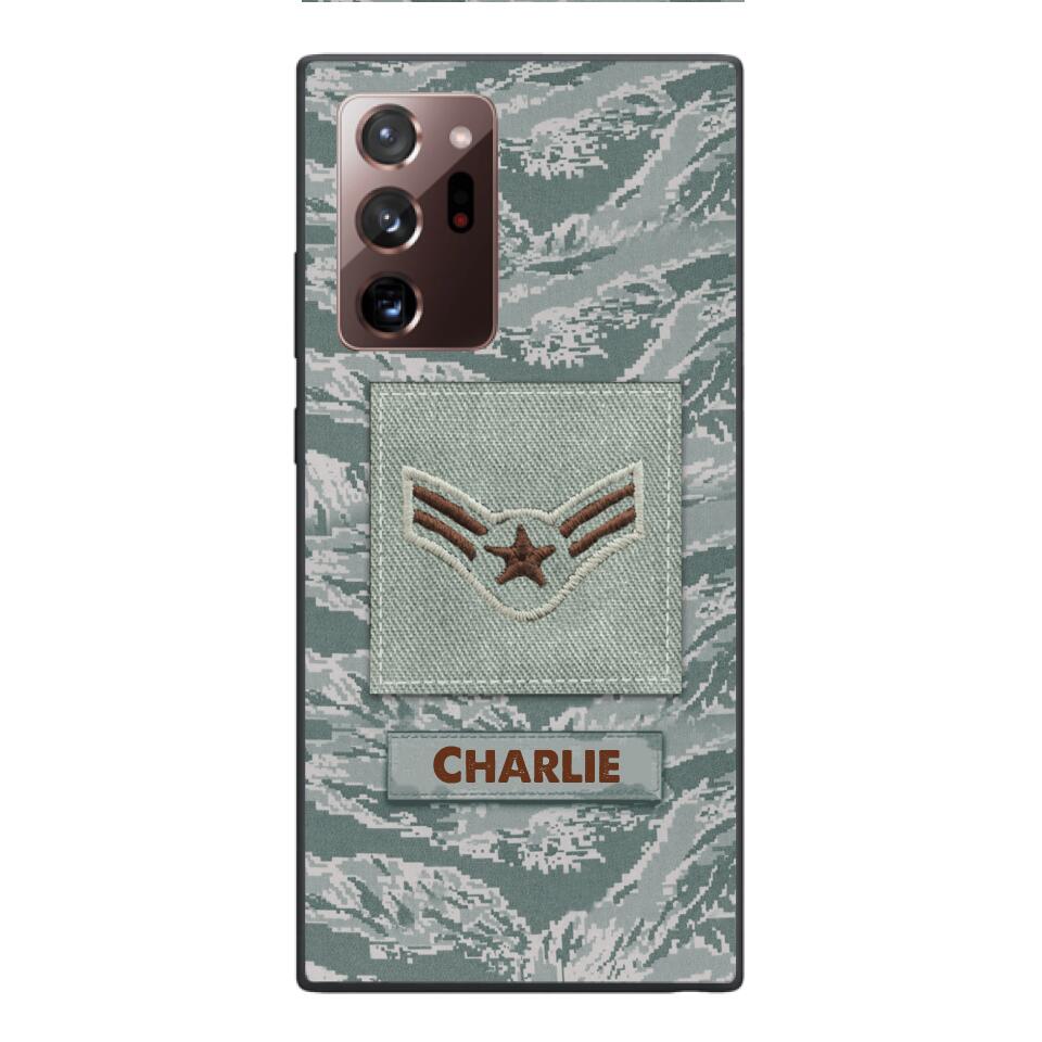 Personalized U.S Airforce Camo Phone Case Printed 22MAR-HC23