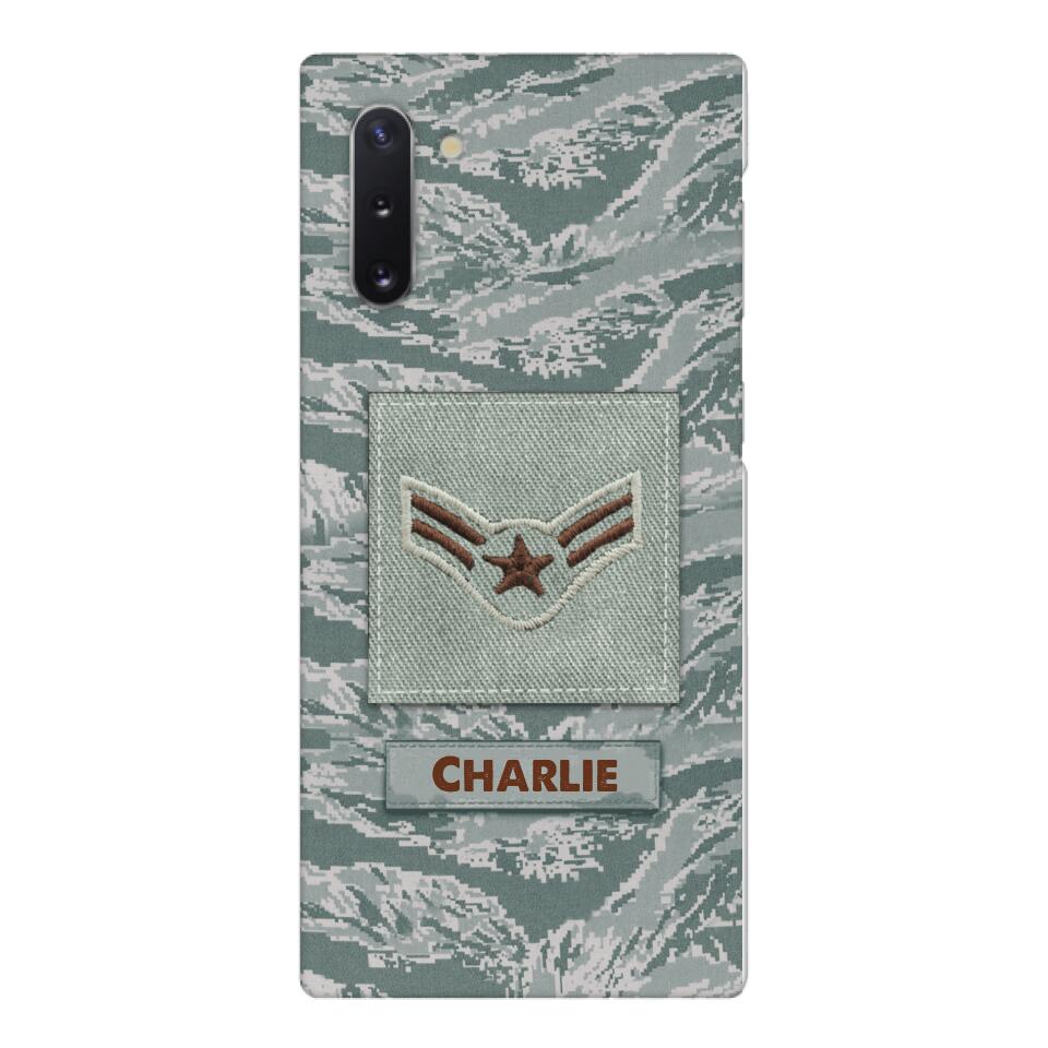 Personalized U.S Airforce Camo Phone Case Printed 22MAR-HC23