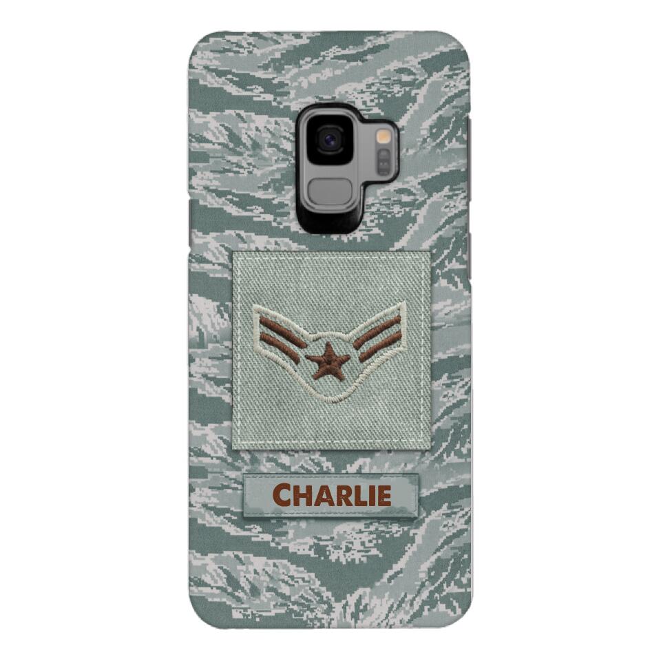 Personalized U.S Airforce Camo Phone Case Printed 22MAR-HC23