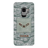 Personalized U.S Airforce Camo Phone Case Printed 22MAR-HC23