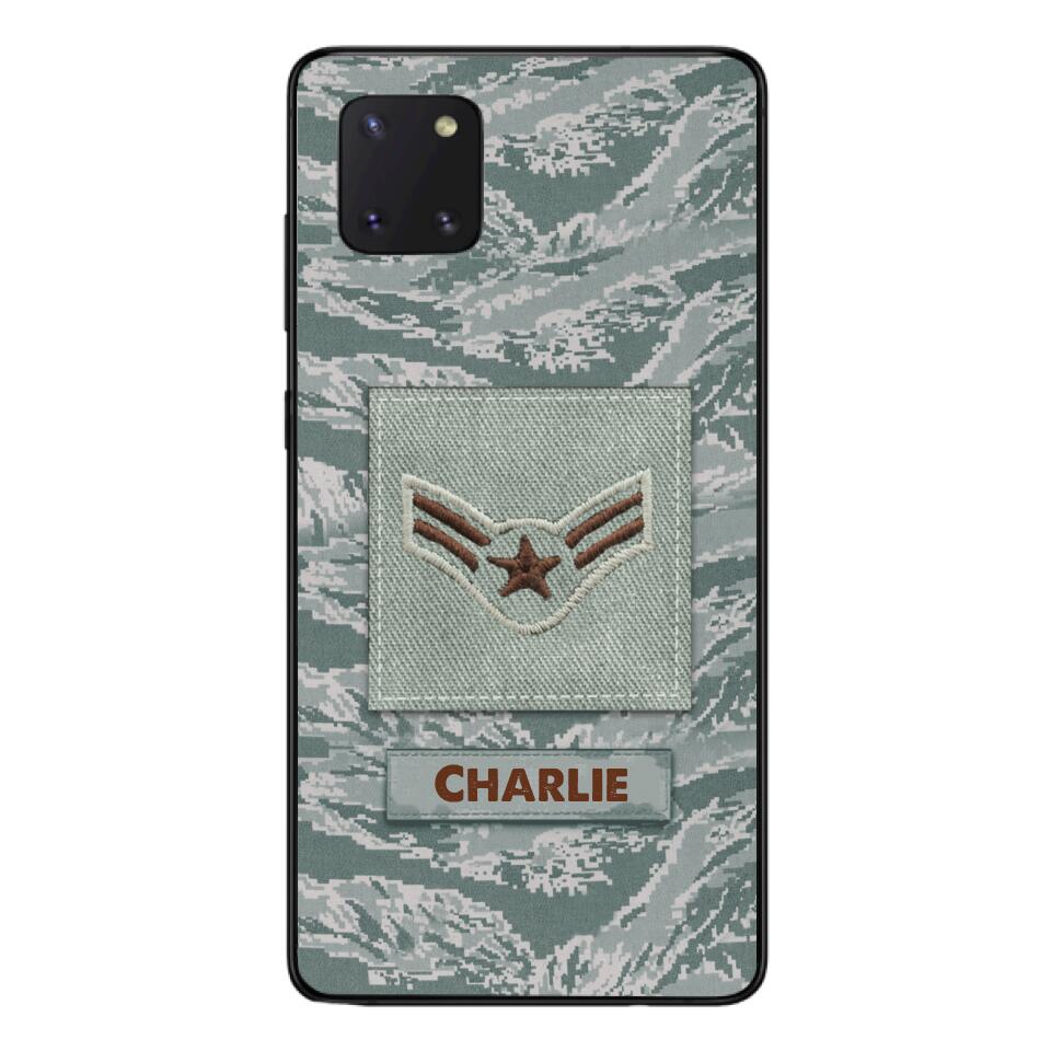 Personalized U.S Airforce Camo Phone Case Printed 22MAR-HC23
