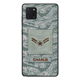 Personalized U.S Airforce Camo Phone Case Printed 22MAR-HC23