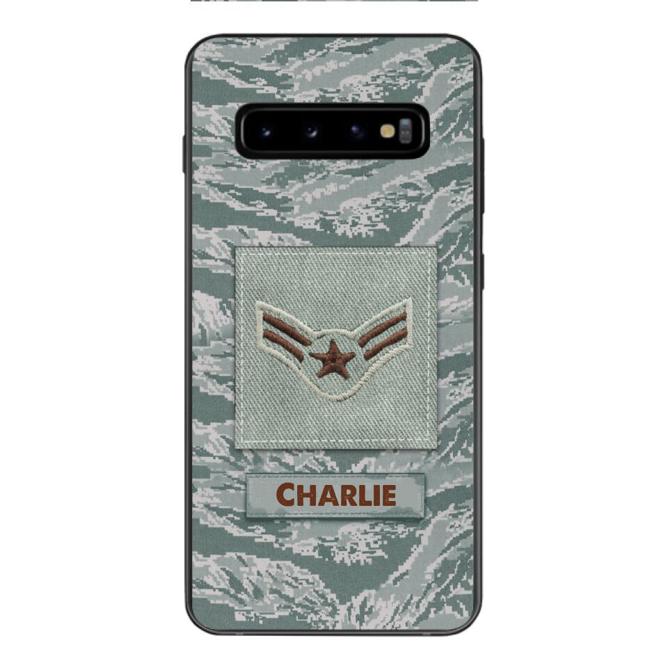 Personalized U.S Airforce Camo Phone Case Printed 22MAR-HC23