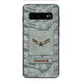 Personalized U.S Airforce Camo Phone Case Printed 22MAR-HC23
