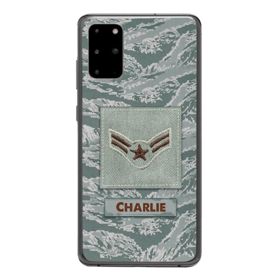 Personalized U.S Airforce Camo Phone Case Printed 22MAR-HC23