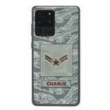 Personalized U.S Airforce Camo Phone Case Printed 22MAR-HC23