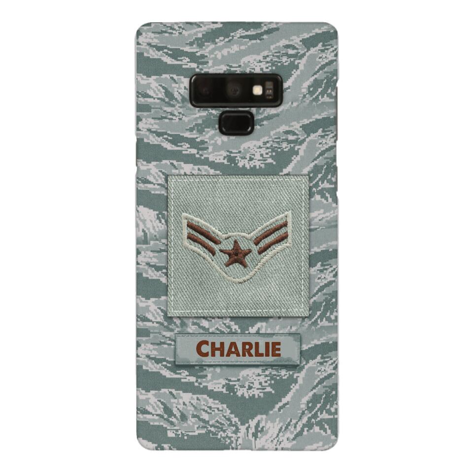 Personalized U.S Airforce Camo Phone Case Printed 22MAR-HC23