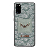 Personalized U.S Airforce Camo Phone Case Printed 22MAR-HC23