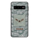 Personalized U.S Airforce Camo Phone Case Printed 22MAR-HC23
