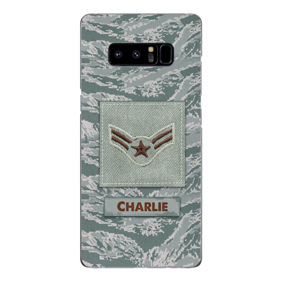 Personalized U.S Airforce Camo Phone Case Printed 22MAR-HC23