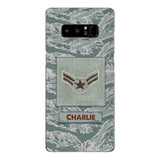Personalized U.S Airforce Camo Phone Case Printed 22MAR-HC23