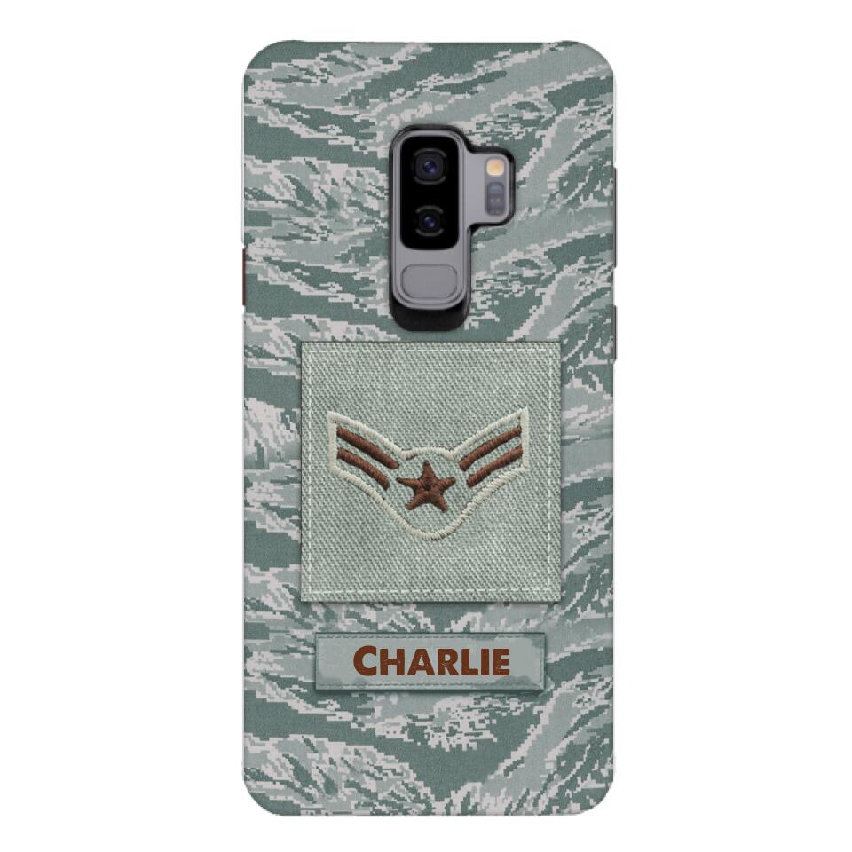 Personalized U.S Airforce Camo Phone Case Printed 22MAR-HC23