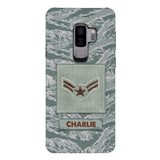 Personalized U.S Airforce Camo Phone Case Printed 22MAR-HC23