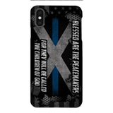 PERSONALIZED BLESSED ARE THE PEACE MAKERS UNITED STATES PHONCASE QTVQ2303