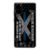 PERSONALIZED BLESSED ARE THE PEACE MAKERS UNITED STATES PHONCASE QTVQ2303
