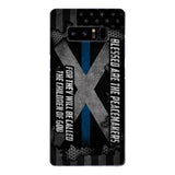PERSONALIZED BLESSED ARE THE PEACE MAKERS UNITED STATES PHONCASE QTVQ2303