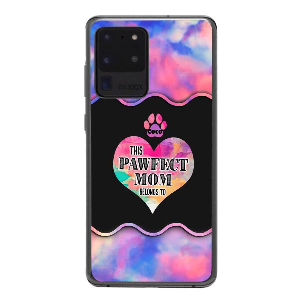 PERSONALIZED PAWFECT PHONCASE T3Q