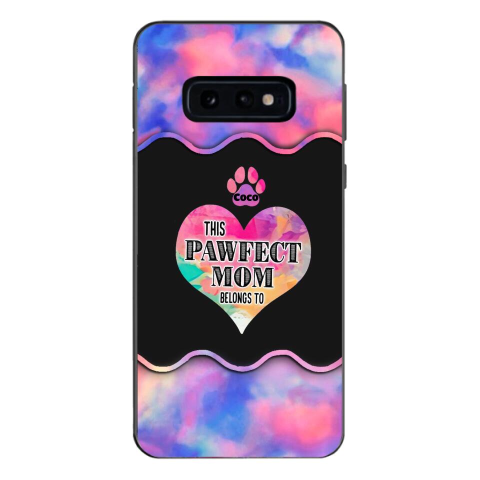 PERSONALIZED PAWFECT PHONCASE T3Q