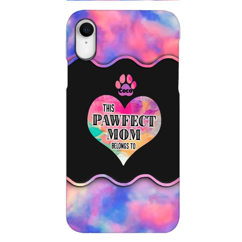 PERSONALIZED PAWFECT PHONCASE T3Q