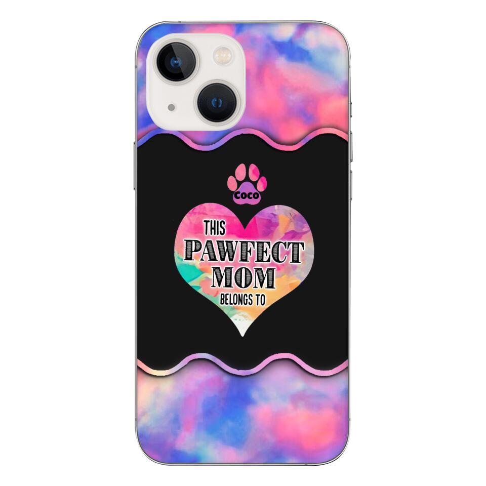 PERSONALIZED PAWFECT PHONCASE T3Q