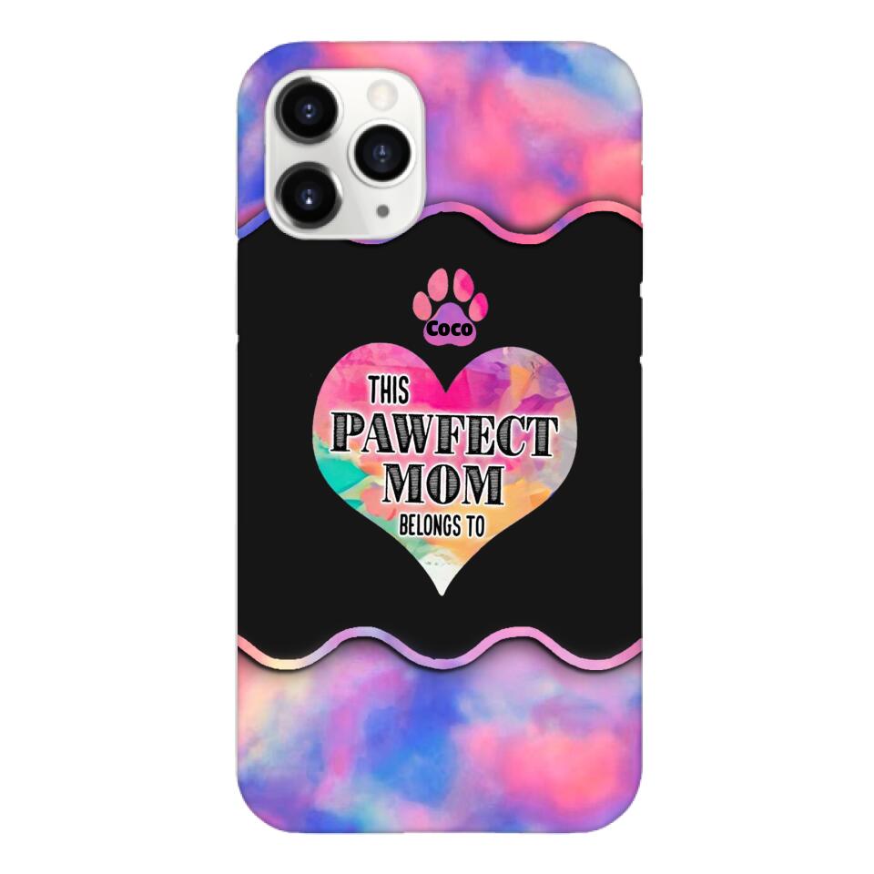 PERSONALIZED PAWFECT PHONCASE T3Q