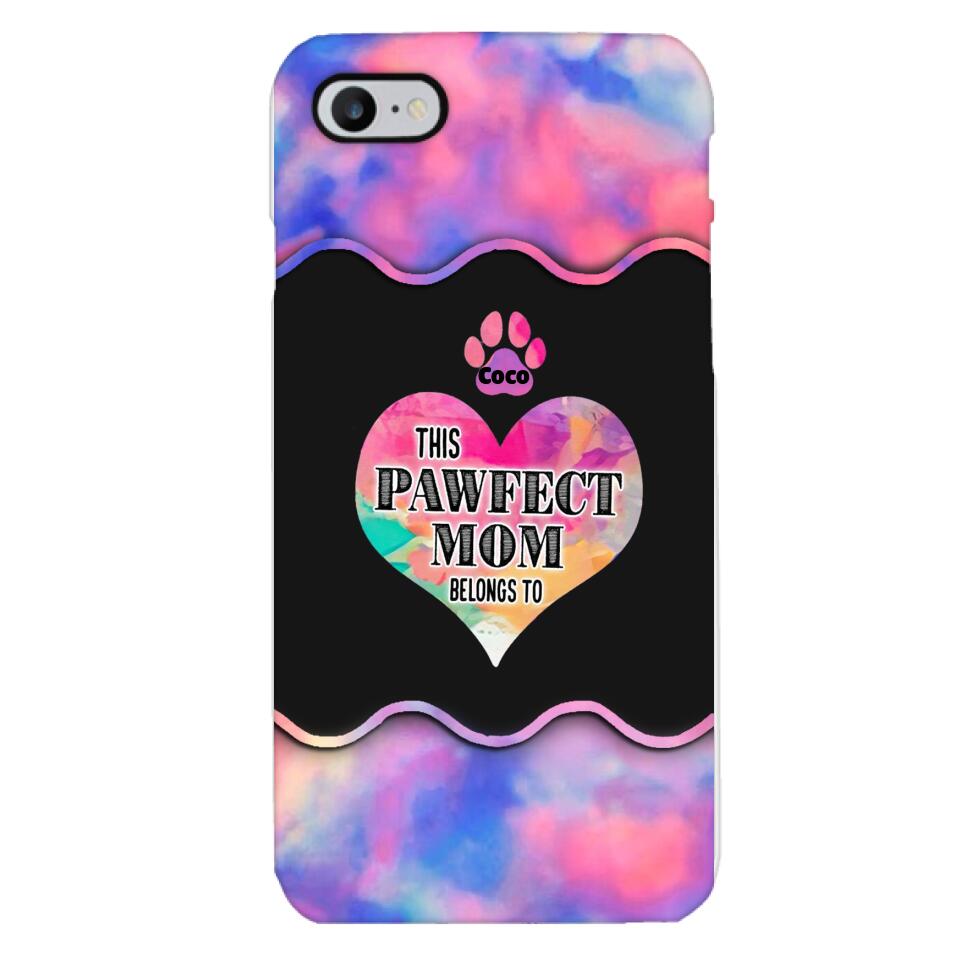 PERSONALIZED PAWFECT PHONCASE T3Q