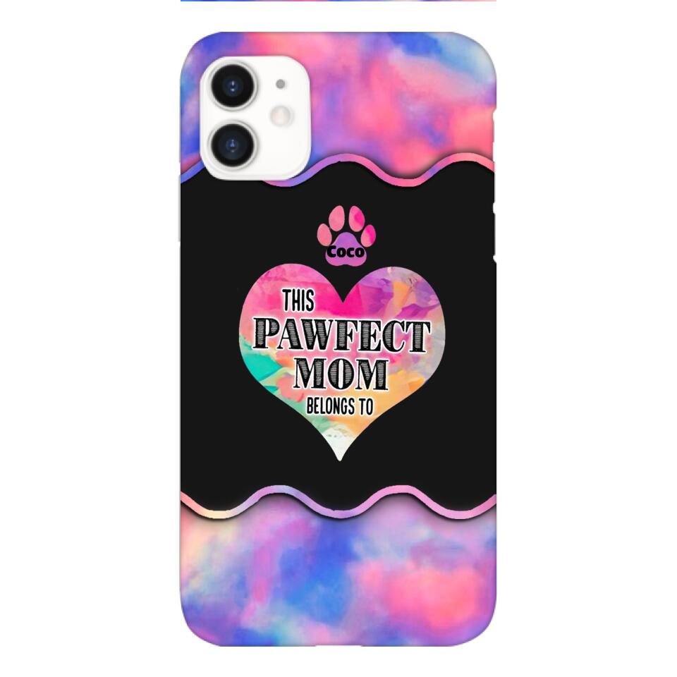 PERSONALIZED PAWFECT PHONCASE T3Q