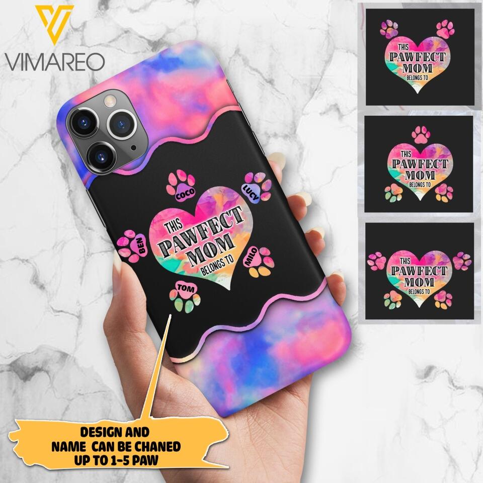 PERSONALIZED PAWFECT PHONCASE T3Q