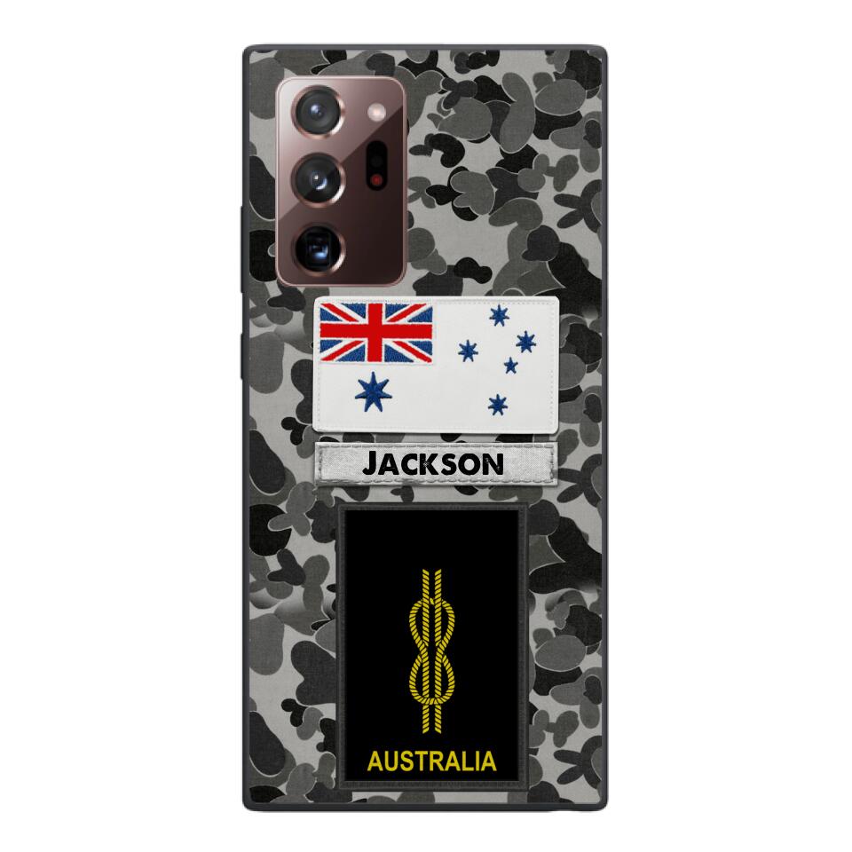 Personalized Australian Navy Camo Phone Case Printed 22MAR-LN24