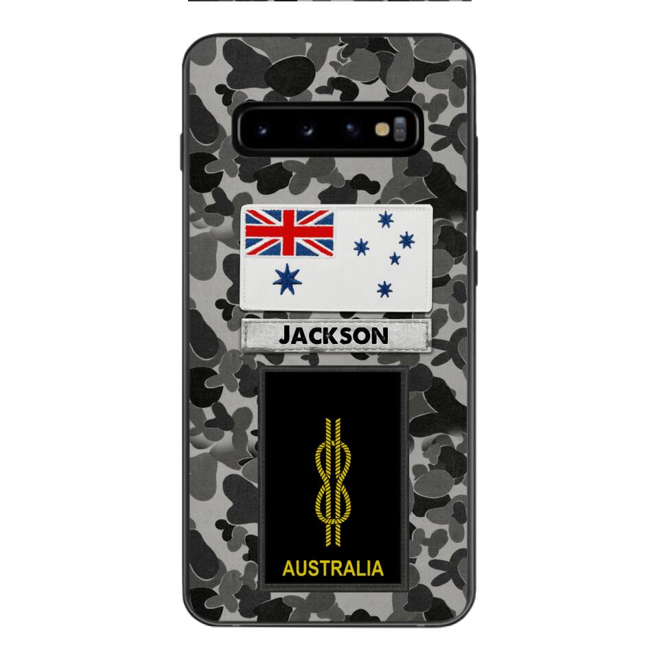 Personalized Australian Navy Camo Phone Case Printed 22MAR-LN24